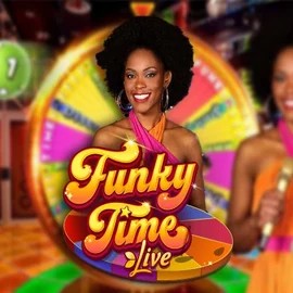 Funky Time game by Evolution – logo hosted on Wild Robin Casino