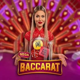 Mega Baccarat by Pragmatic Play, showcased at wildrobins.com.pl – game logo