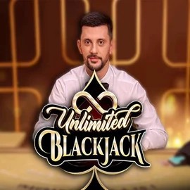 Unlimited Blackjack online game logo by Ezugi on wildrobins.com.pl